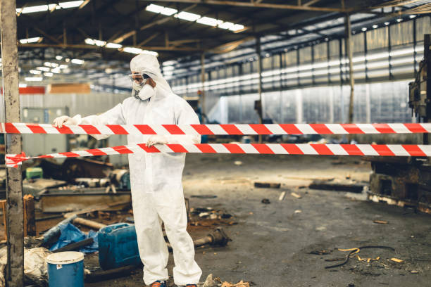 Professional Crime Scene Cleanup technician working in Deer Park, IL